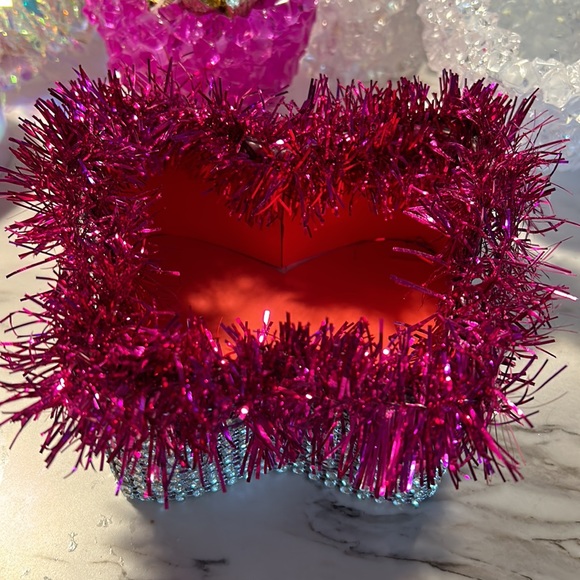 Pink Floral arrangement with diamond accents! - Picture 7 of 14